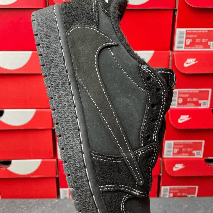 Travis Scott x Air Jordan 1 Low OG SP 'Black Phantom' Preto