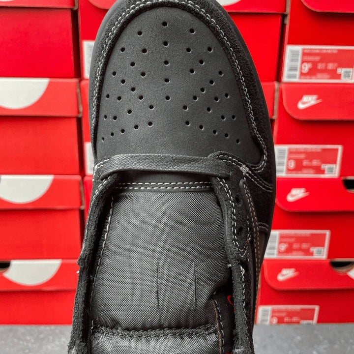 Travis Scott x Air Jordan 1 Low OG SP 'Black Phantom' Preto