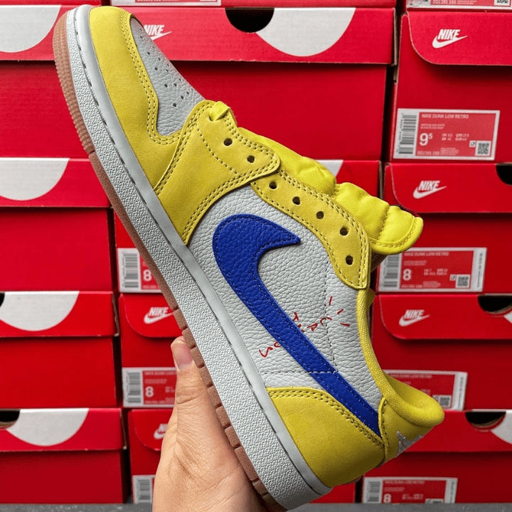Travis Scott x Air Jordan 1 Low Canary