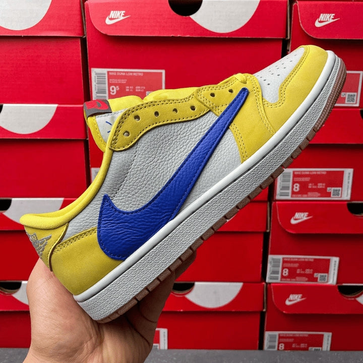 Travis Scott x Air Jordan 1 Low Canary