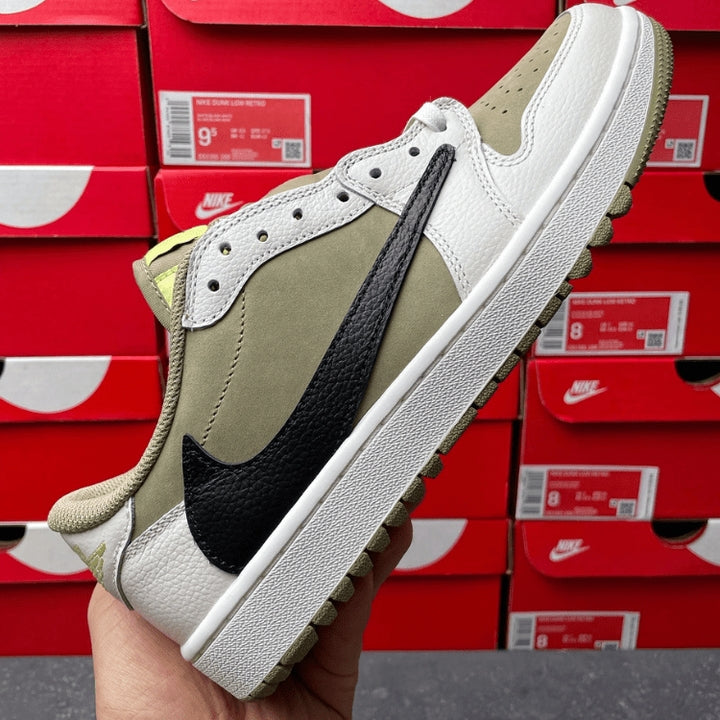 Travis Scott x Air Jordan 1 Low Golf Neutral Olive