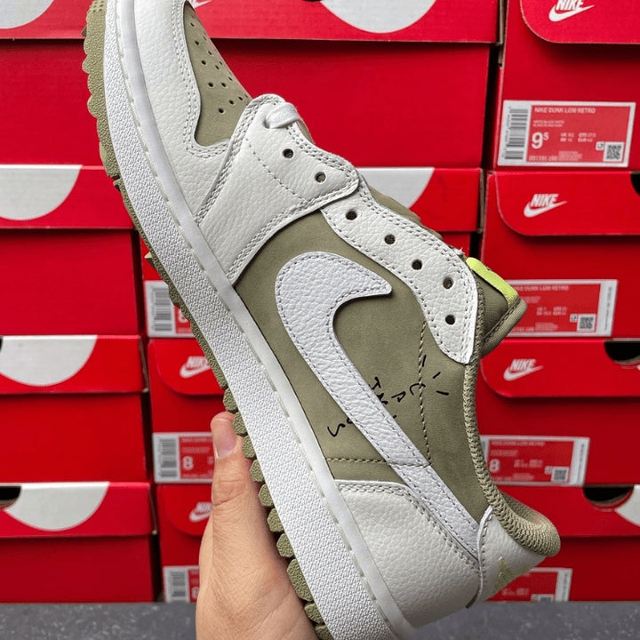 Travis Scott x Air Jordan 1 Low Golf Neutral Olive