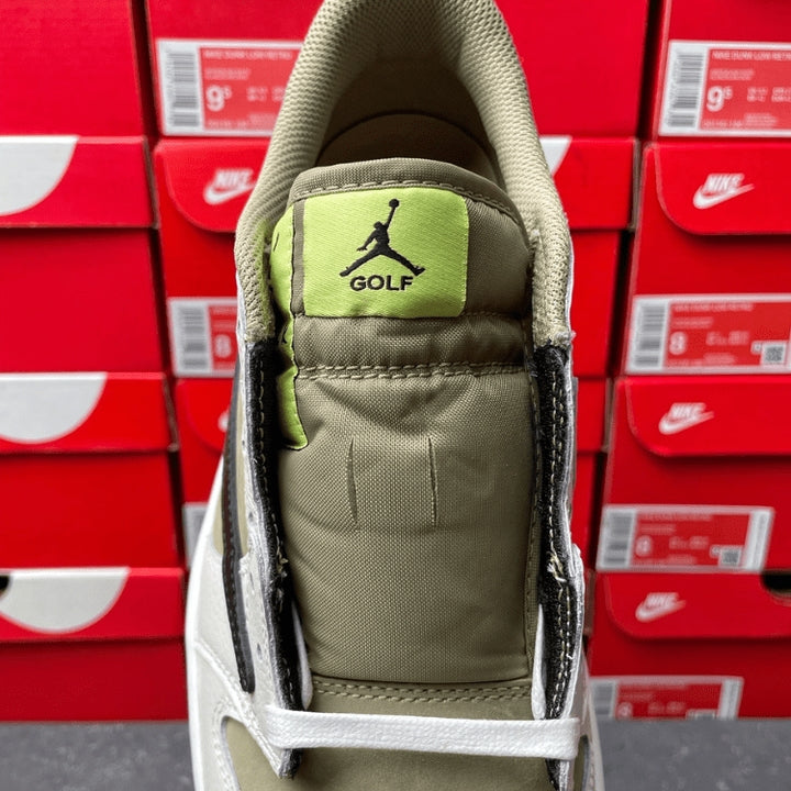 Travis Scott x Air Jordan 1 Low Golf Neutral Olive