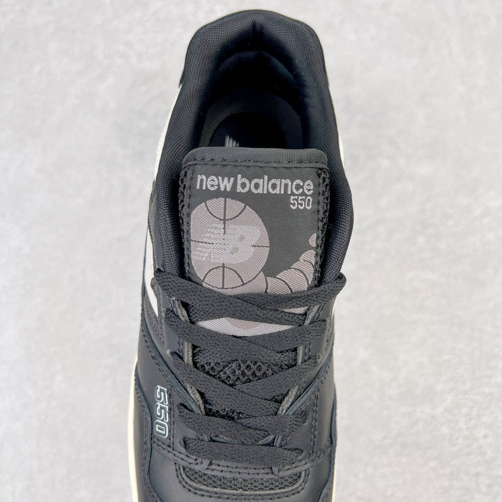 New Balance 550 Black Cream White