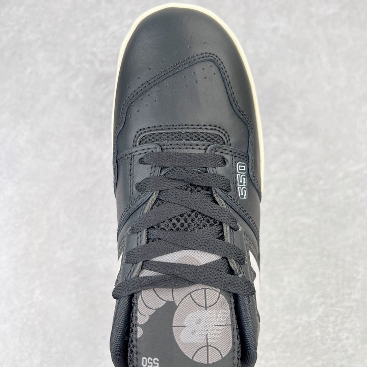 New Balance 550 Black Cream White
