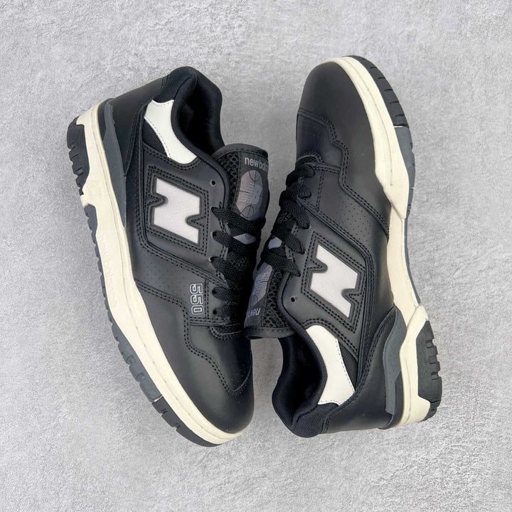 New Balance 550 Black Cream White