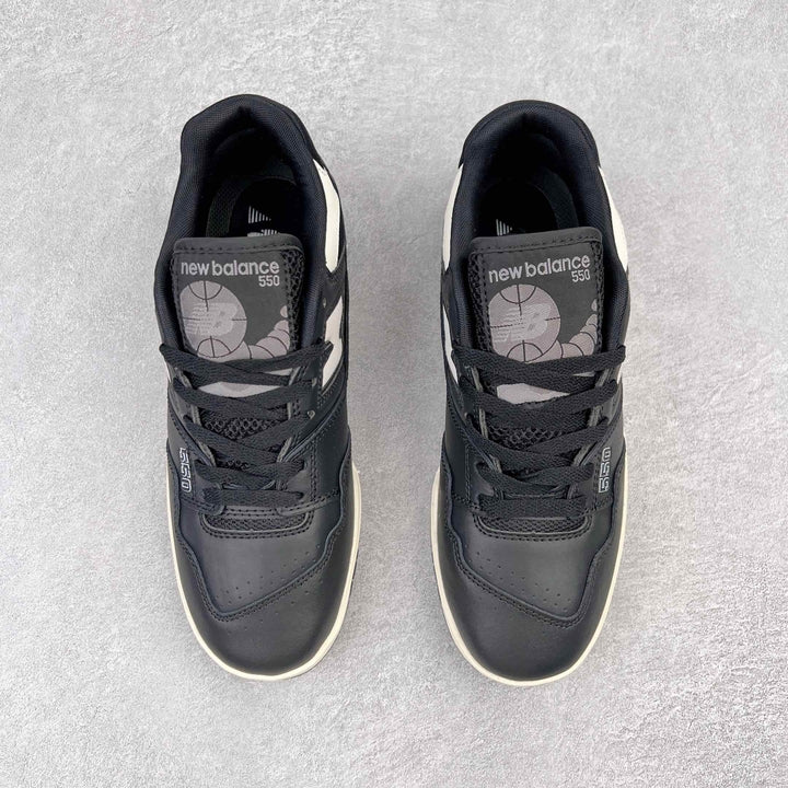 New Balance 550 Black Cream White