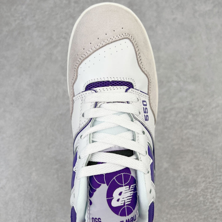 New Balance 550 White Purple