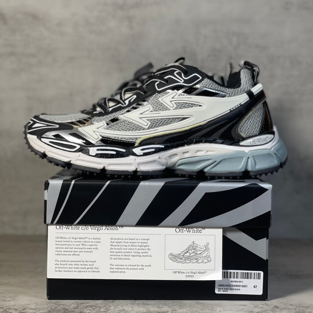 OFF-WHITE Be Right Back 'Grey Black'