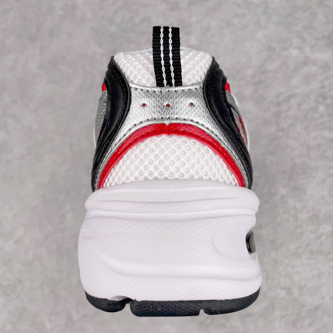 New Balance 530 White Silver Red