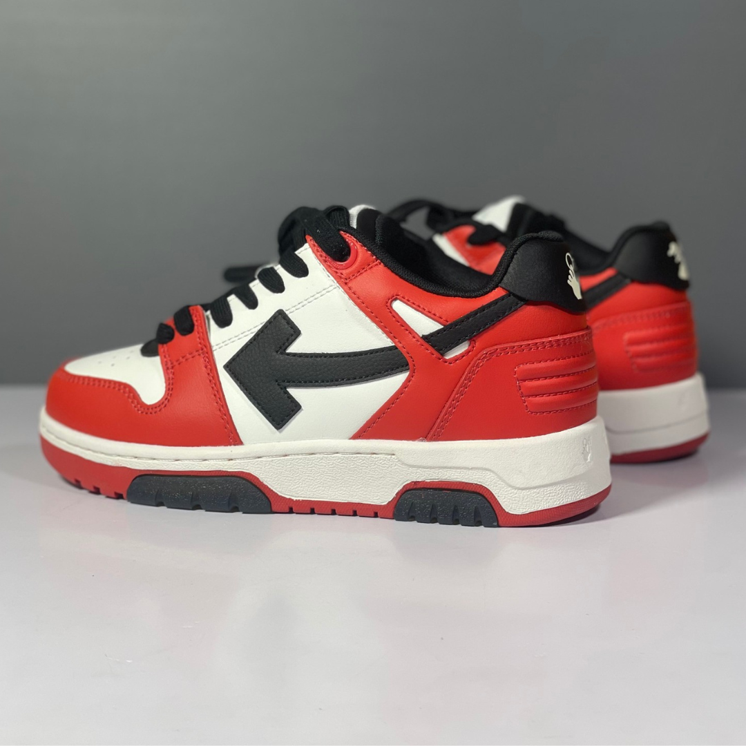 OFF-WHITE Out of Office Low White Red Black