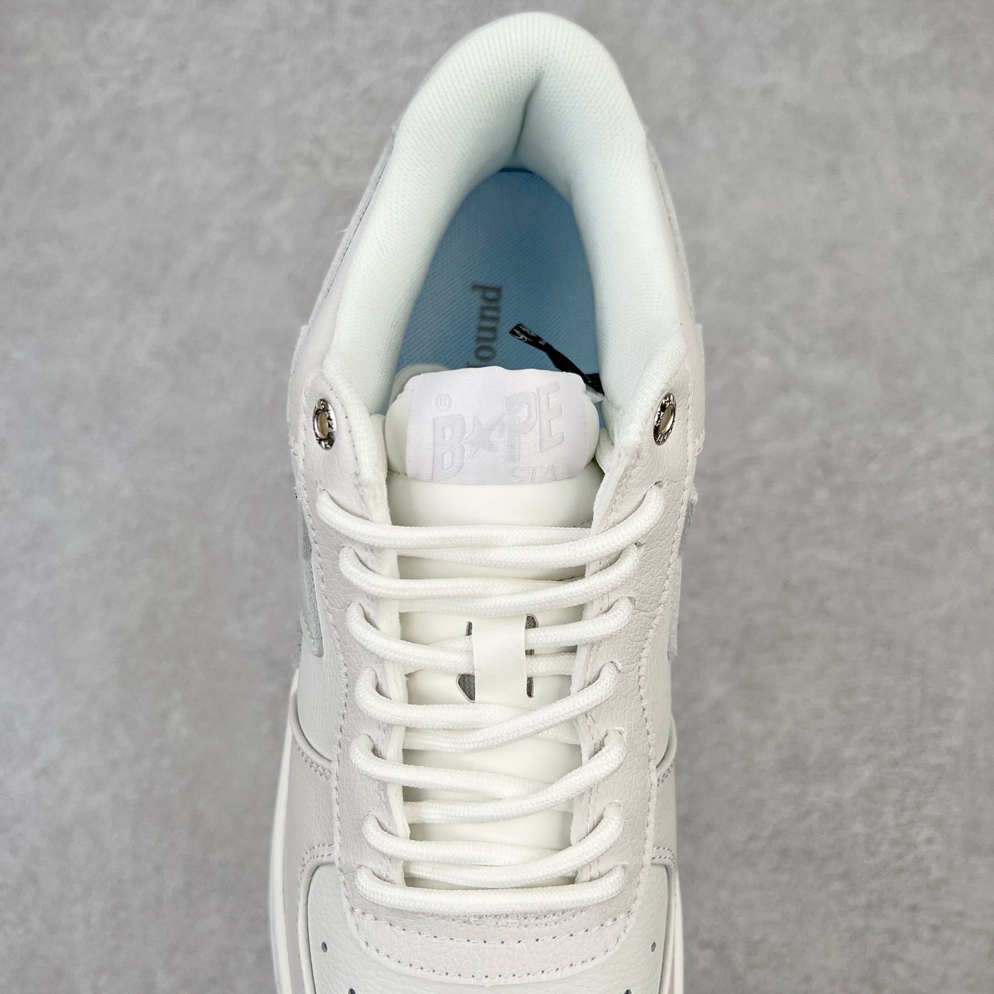 JJJJound x Bape Sta Low White Grey