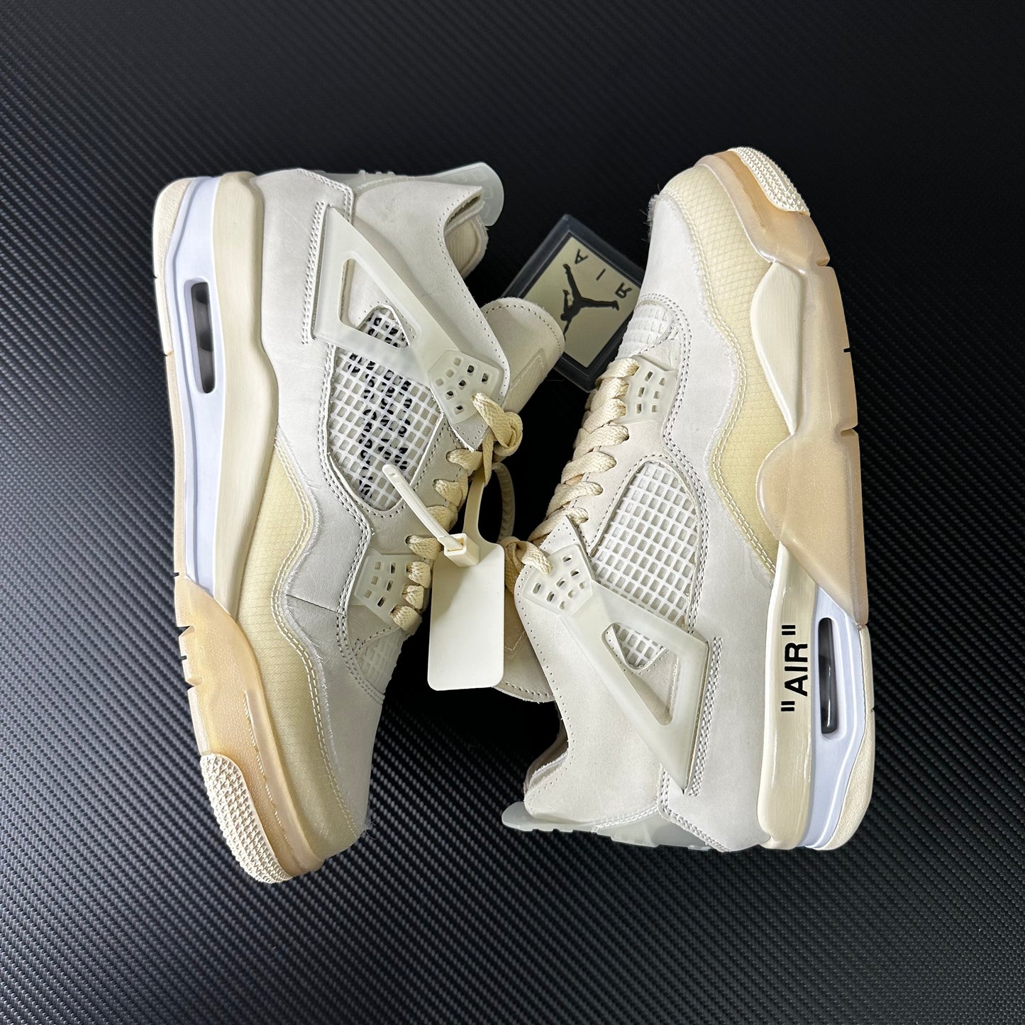 Air Jordan 4 Retro X Off-White 'Sail'