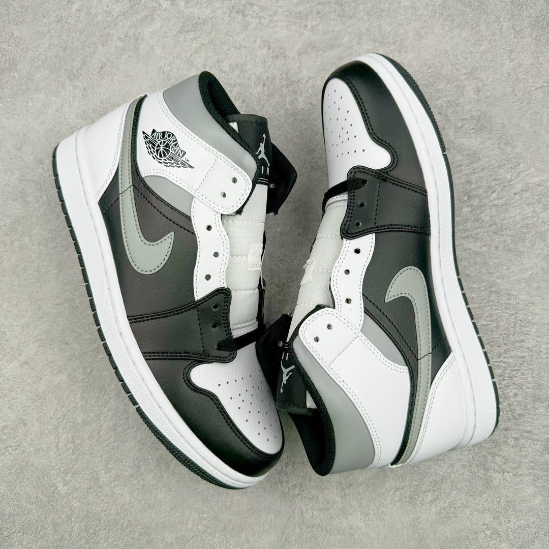 Air Jordan 1 Mid White Shadow