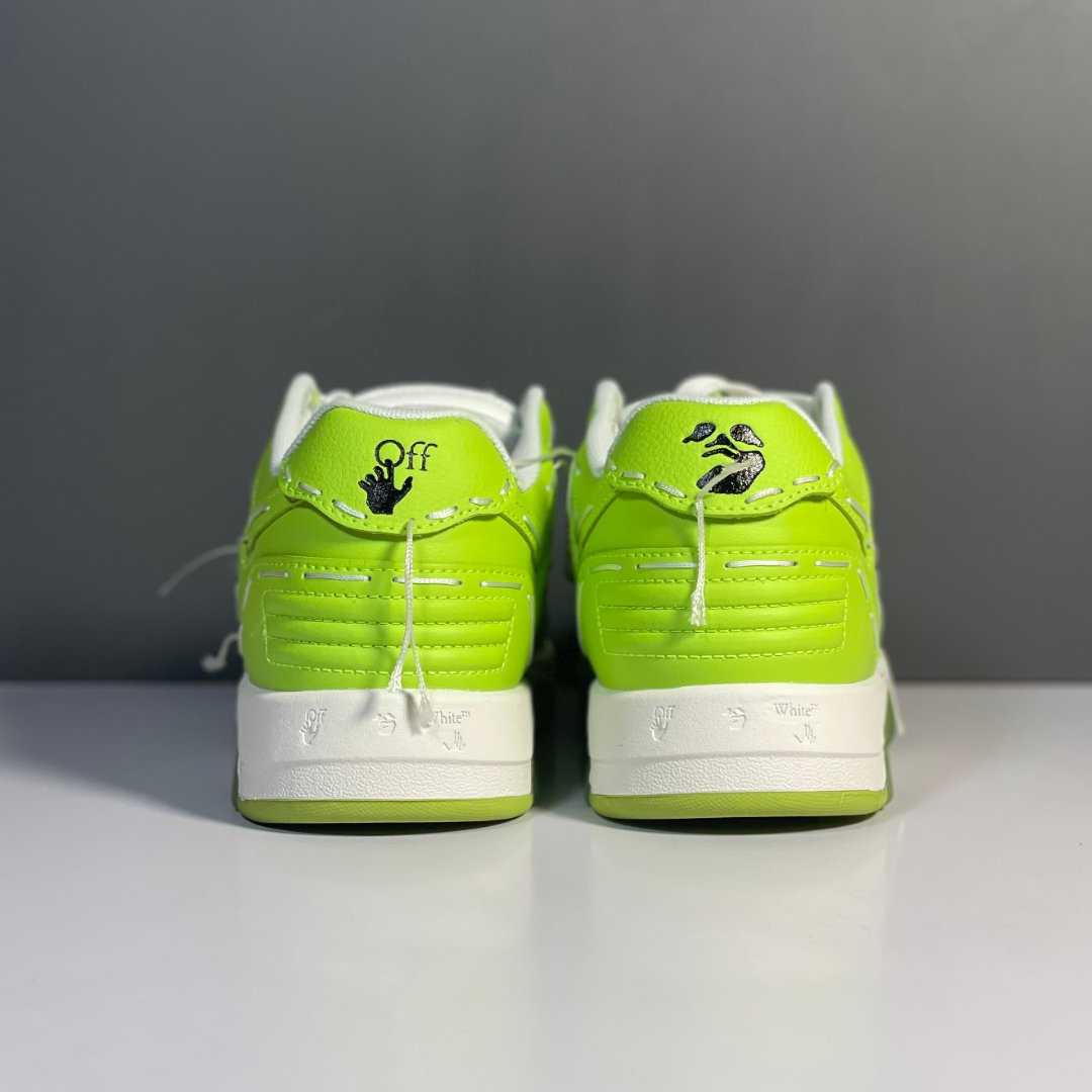 OFF-WHITE Out Of Office Sartorial Stitching White Light Green