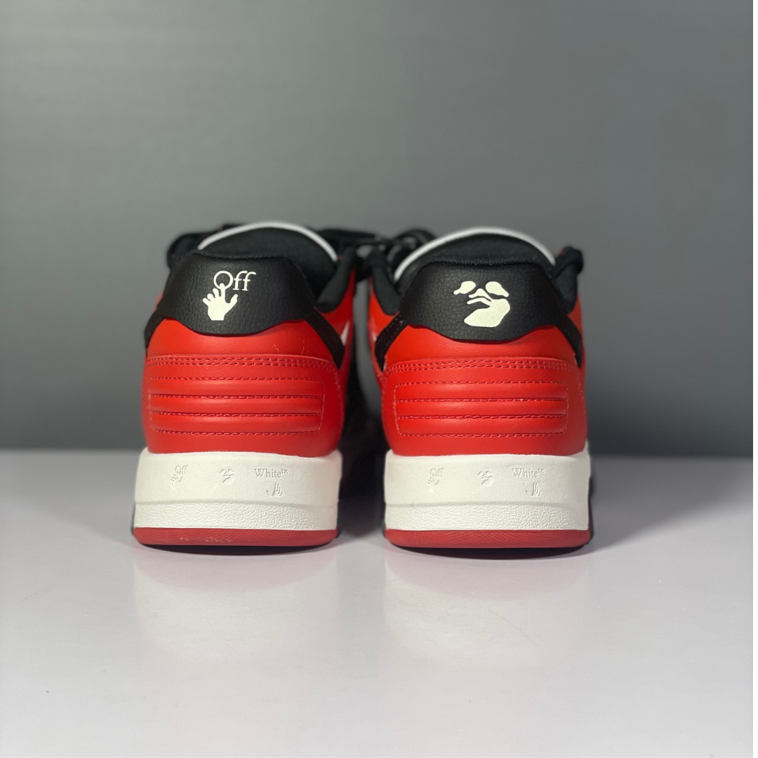 OFF-WHITE Out of Office Low White Red Black