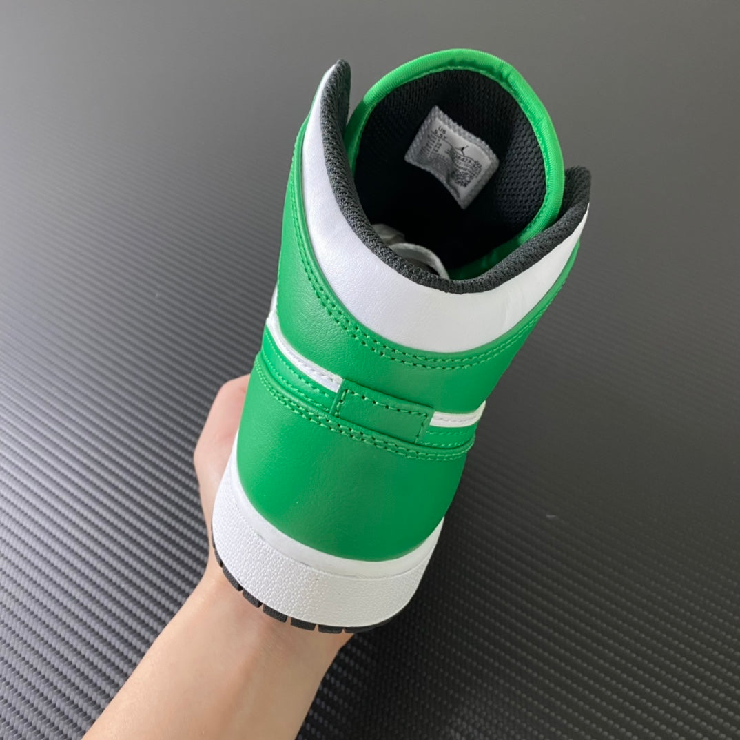 Air Jordan 1 Mid Lucky Green
