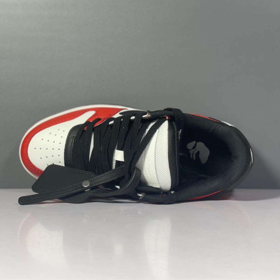 OFF-WHITE Out of Office Low White Red Black