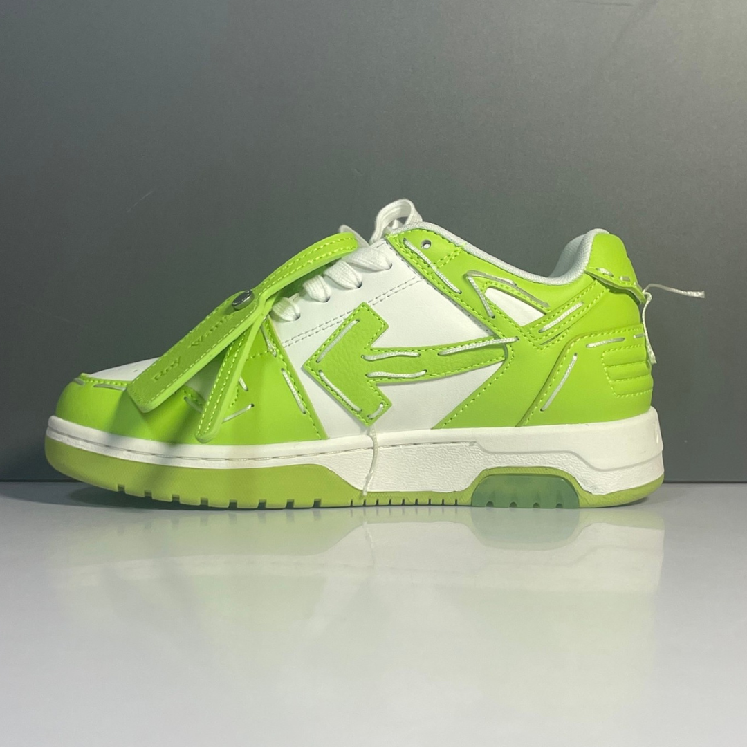 OFF-WHITE Out Of Office Sartorial Stitching White Light Green
