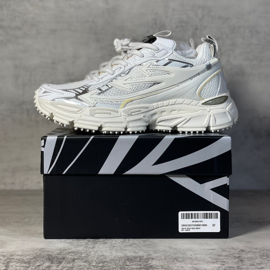OFF-WHITE Be Right Back 'Gray Silver'