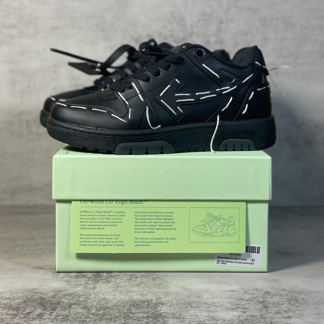 OFF-WHITE Out of Office Sartorial Stitching Black
