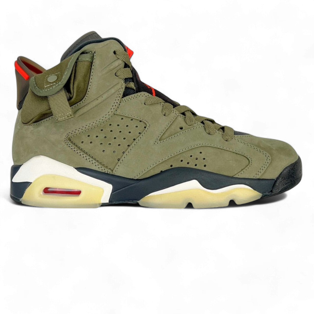 Air Jordan 6 Retro x Travis Scott - Medium Olive
