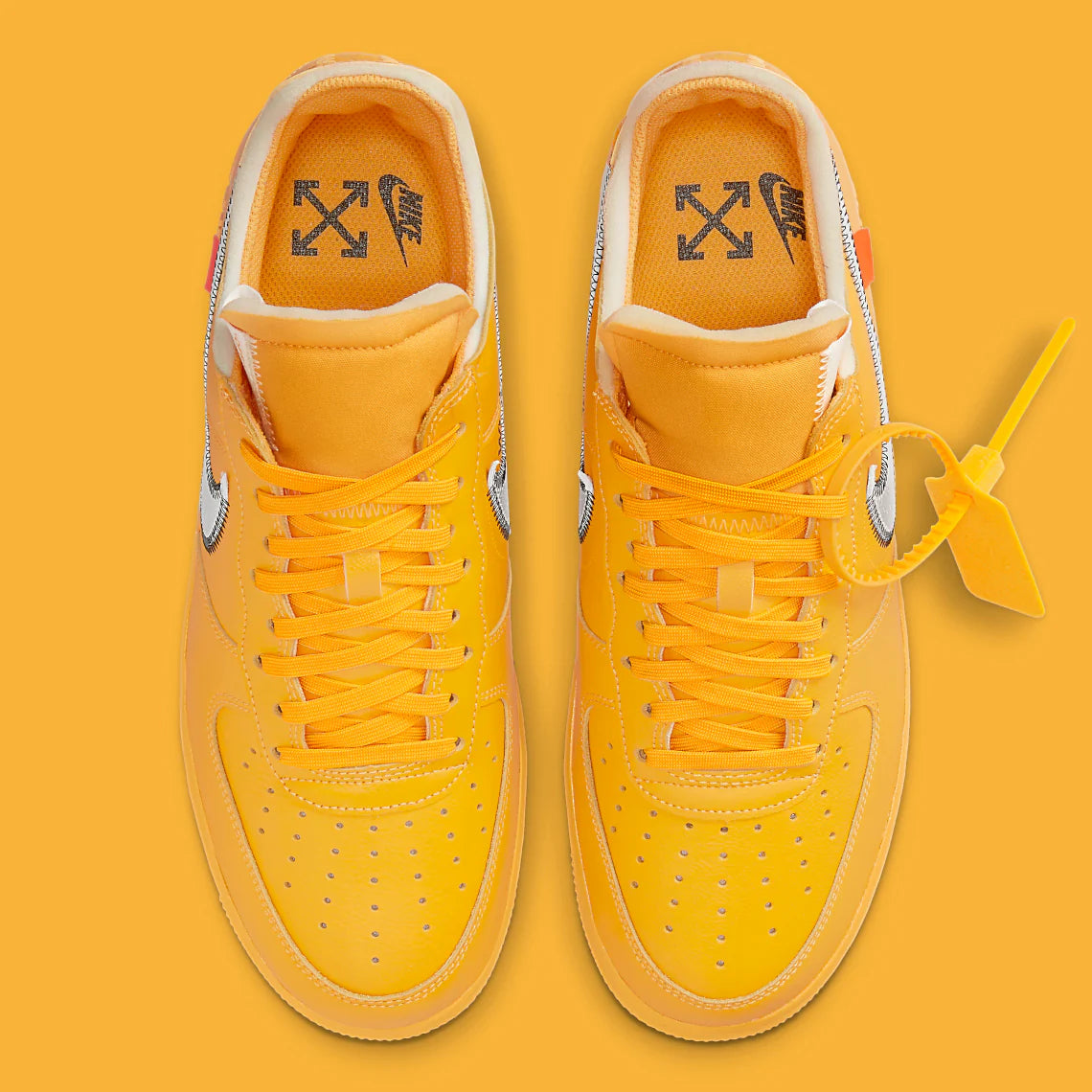 Air Force 1 Low OFF-WHITE University Gold Metallic Silver