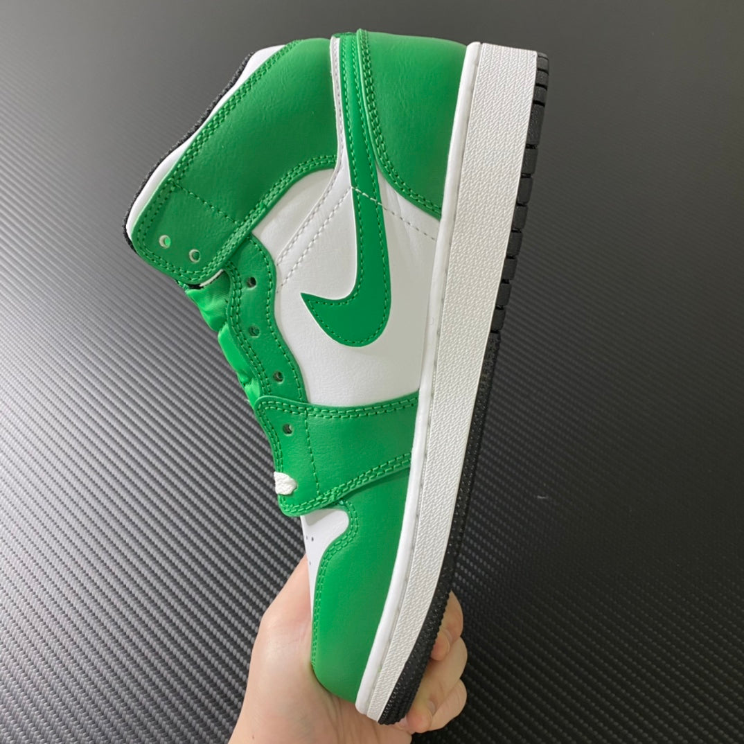 Air Jordan 1 Mid Lucky Green