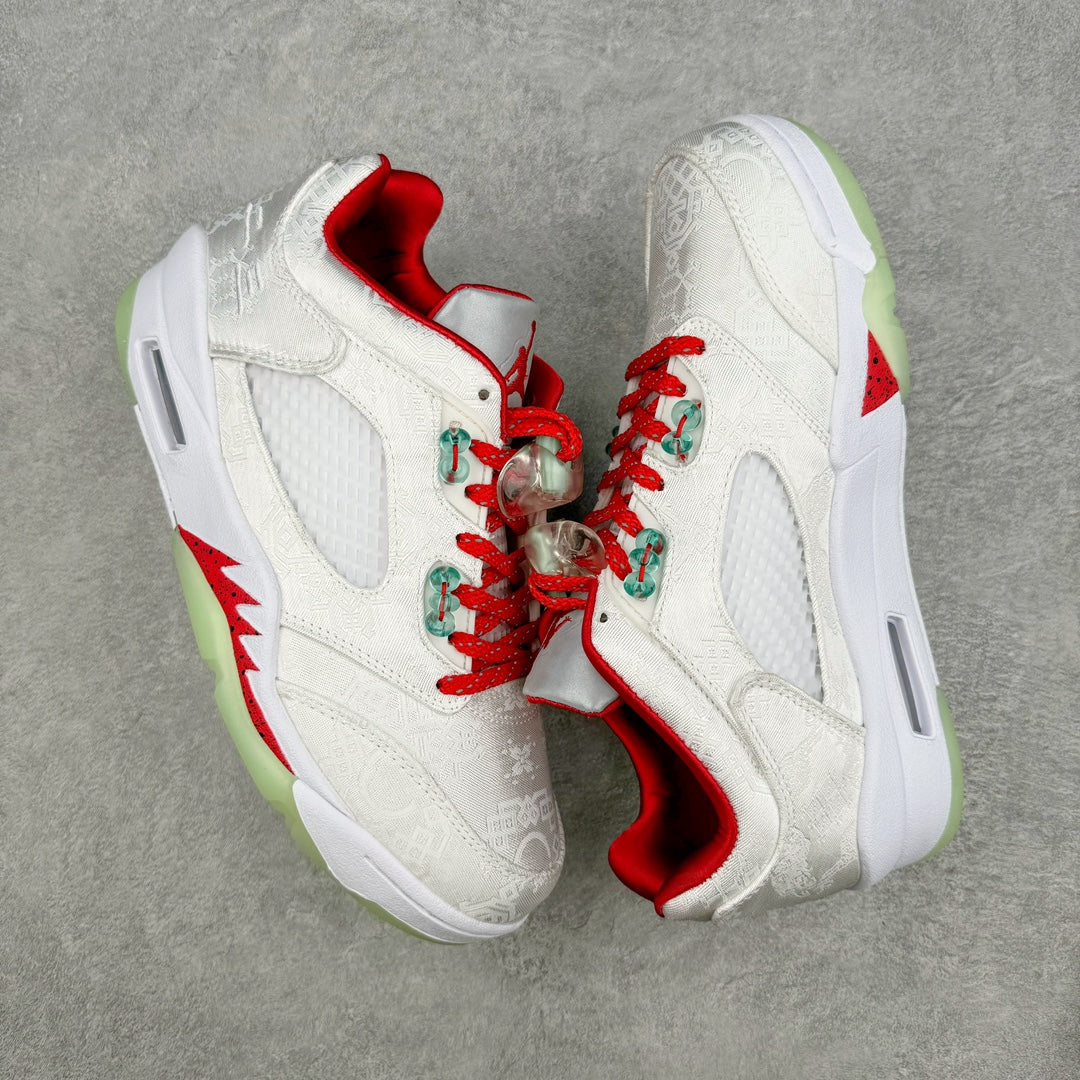 CLOT x Air Jordan 5 Retro Low 'White Silk 20th Anniversary'