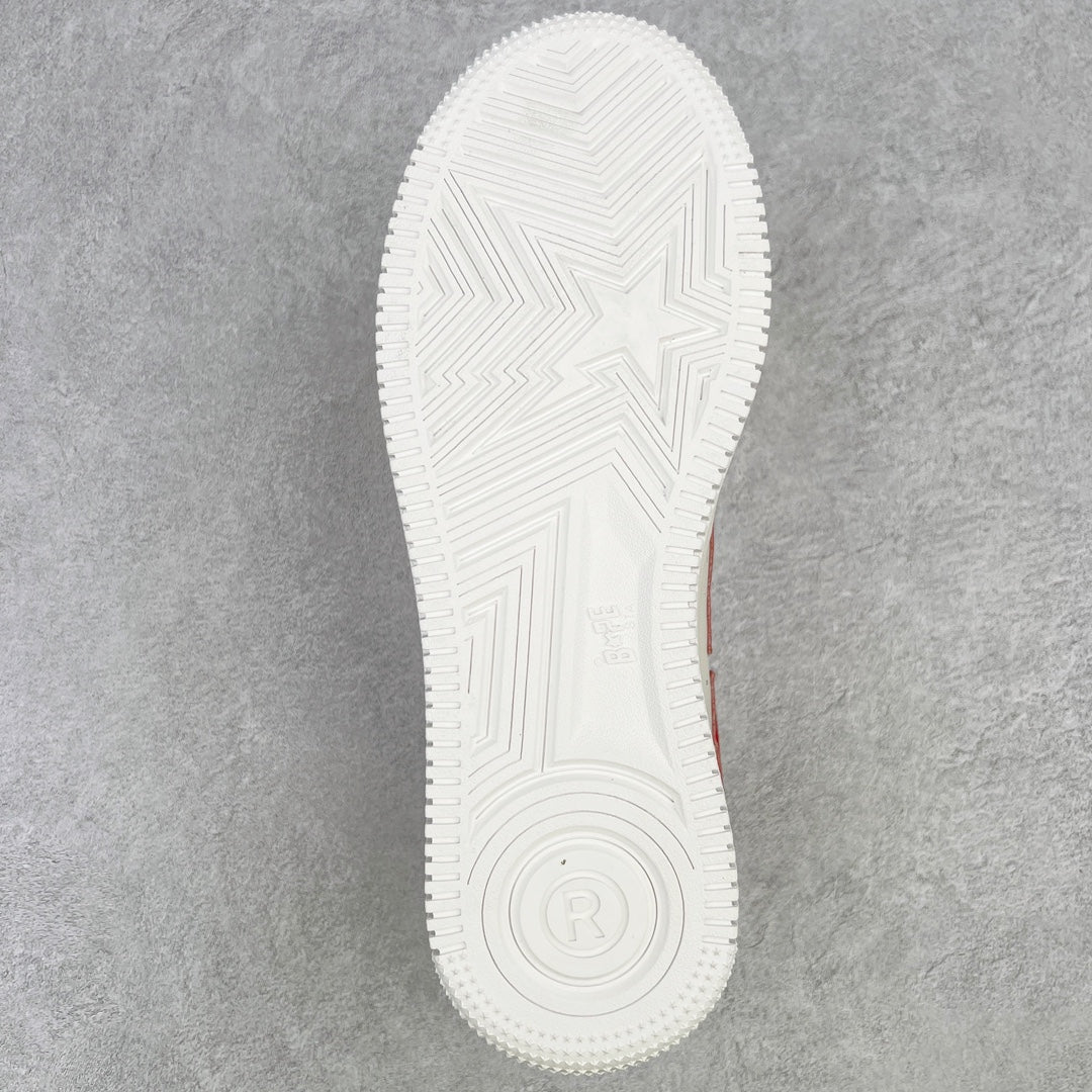 Bape Bathing Ape Star Paint Splatter Ivory