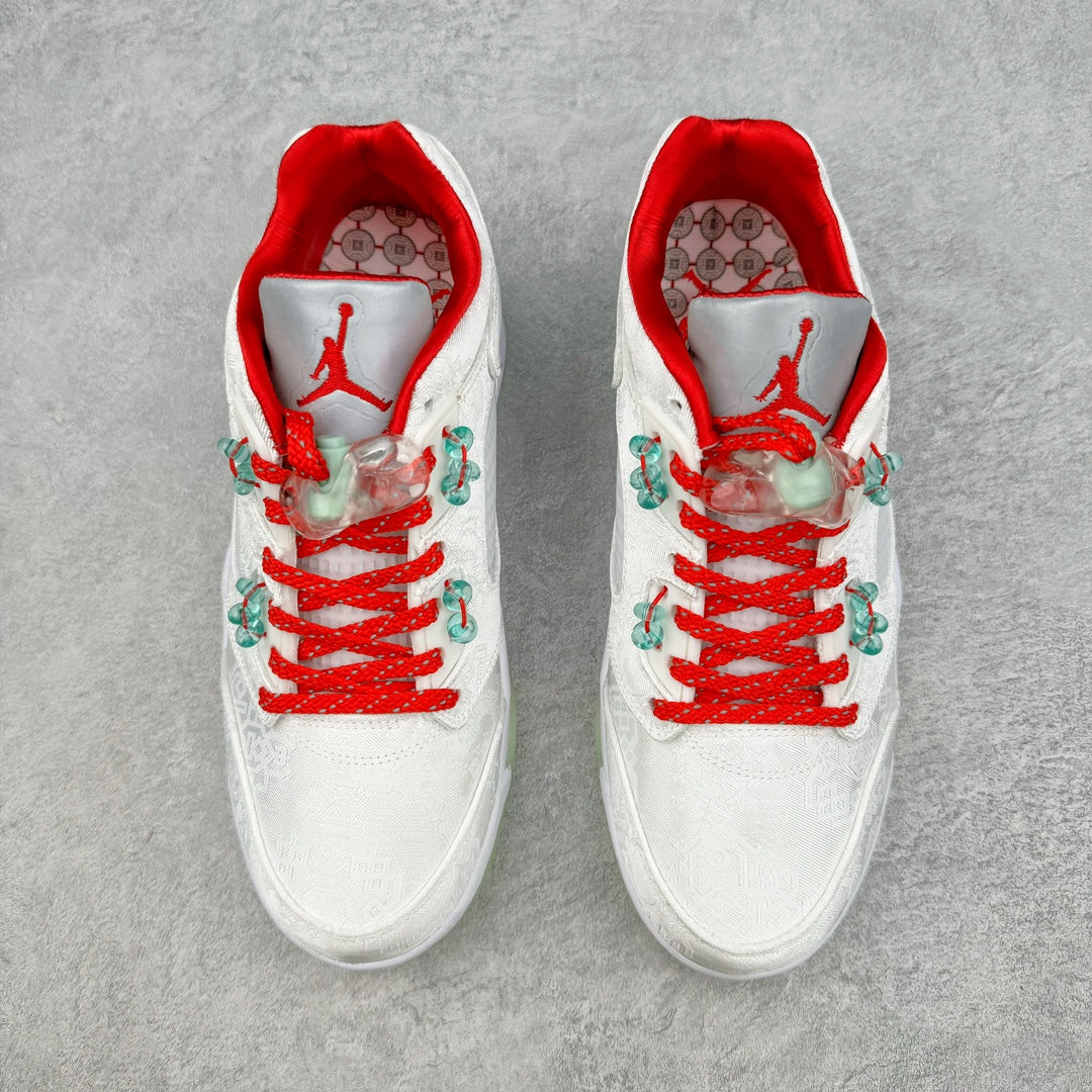 CLOT x Air Jordan 5 Retro Low 'White Silk 20th Anniversary'