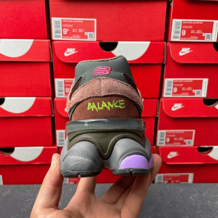 New Balance 9060 Rich Oak Burgundy