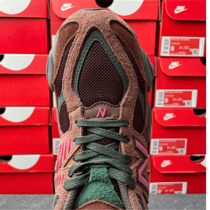 New Balance 9060 Rich Oak Burgundy