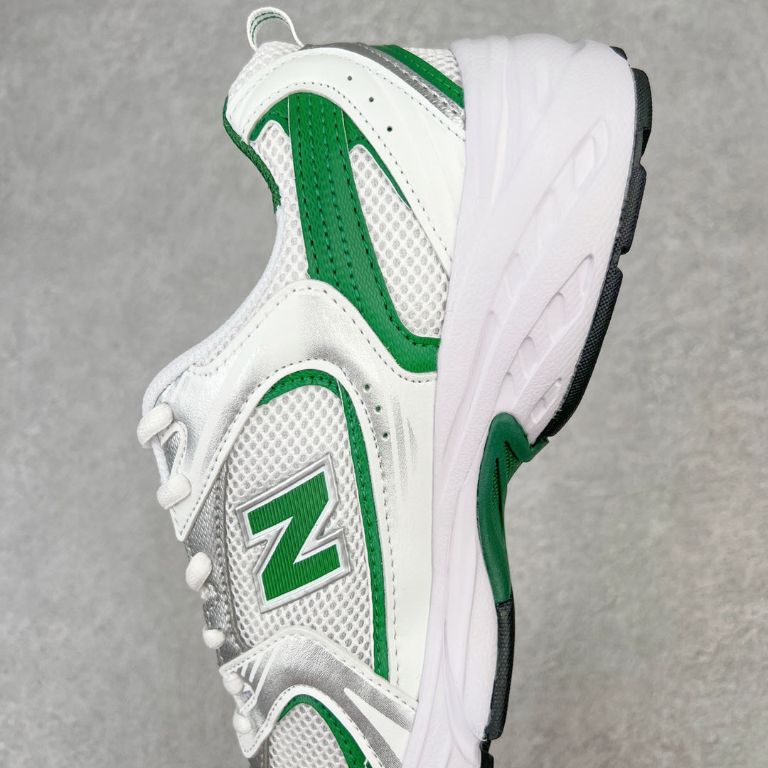 New Balance 530 White Nightwatch Green