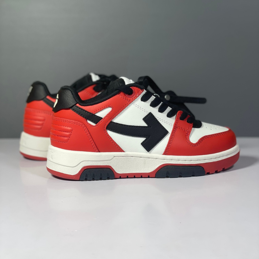 OFF-WHITE Out of Office Low White Red Black