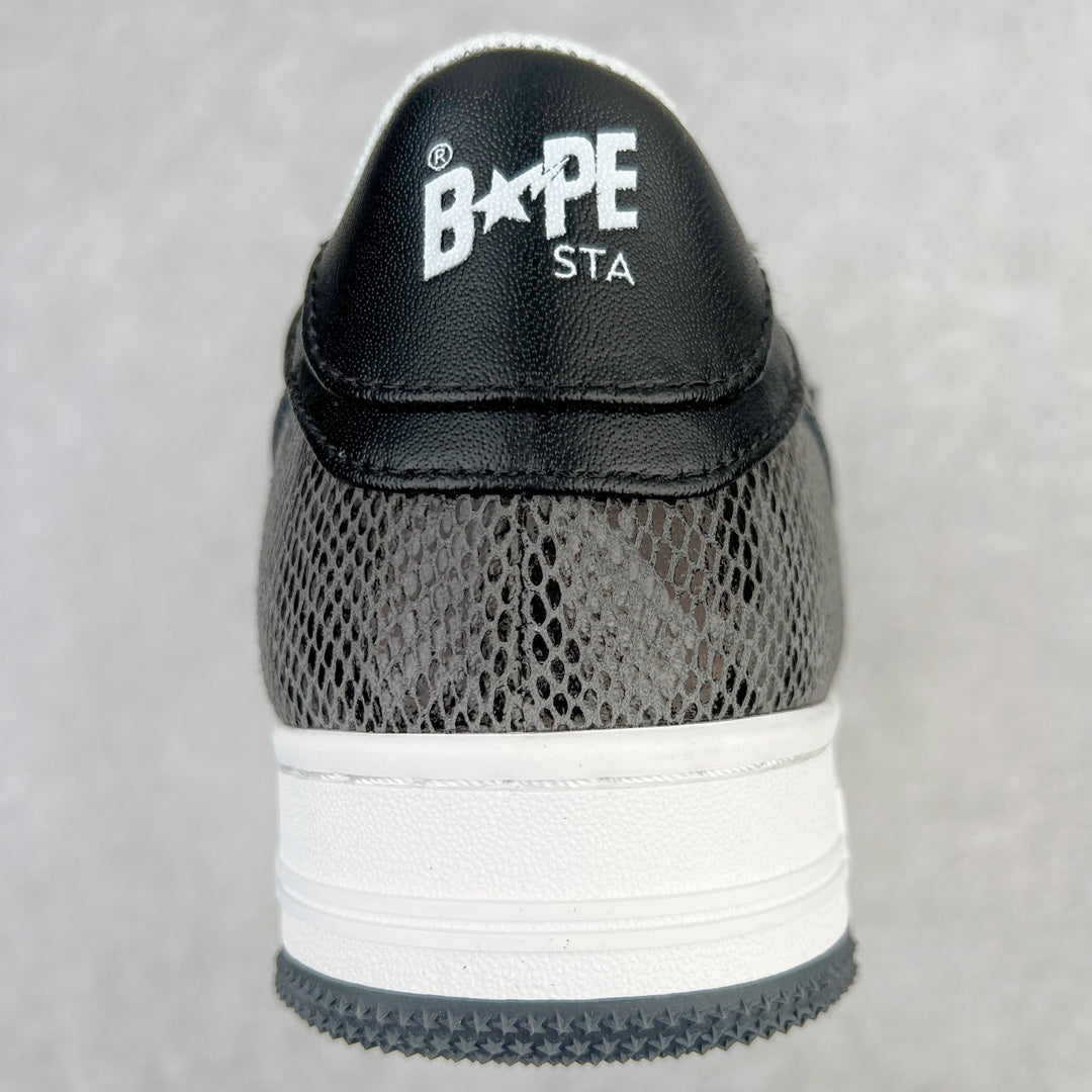 A Bathing Ape Bape Sta Snake Skin Black