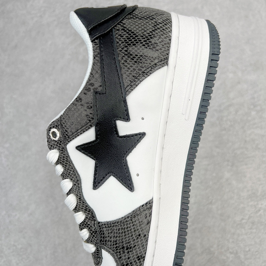 A Bathing Ape Bape Sta Snake Skin Black
