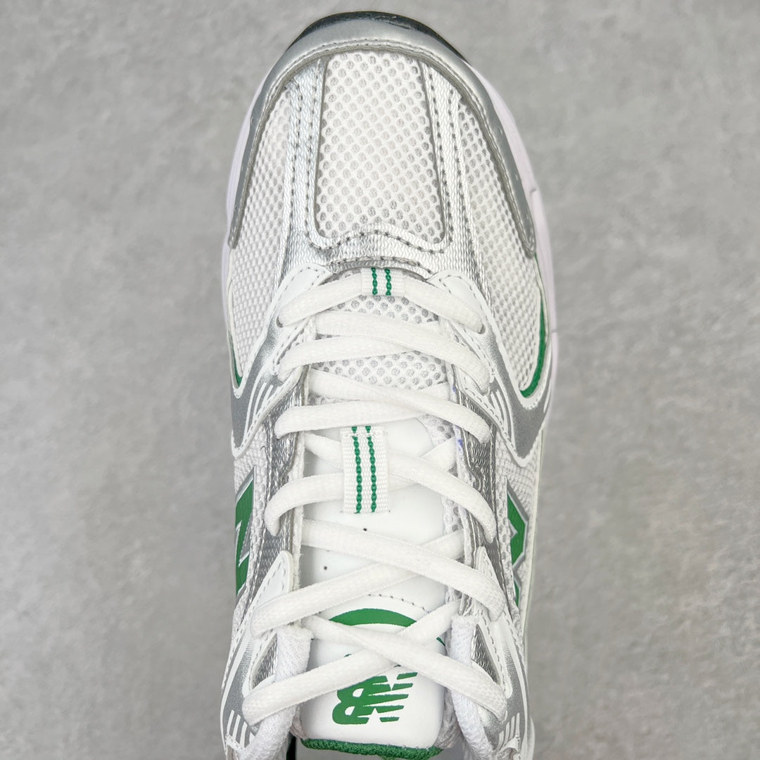 New Balance 530 White Nightwatch Green