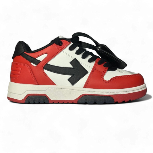 OFF-WHITE Out of Office Low White Red Black