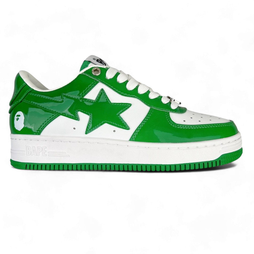 A Bathing Ape Bape Sta Low Green