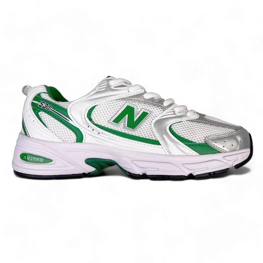 New Balance 530 White Nightwatch Green