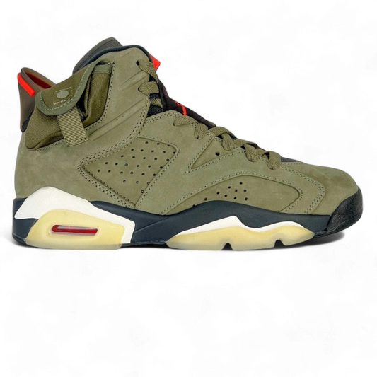 Air Jordan 6 Retro x Travis Scott - Medium Olive