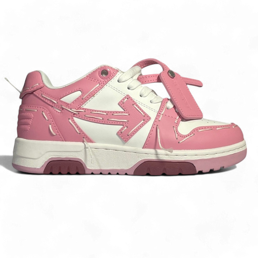 OFF-WHITE Out Of Office Sartorial Stitching White Pink