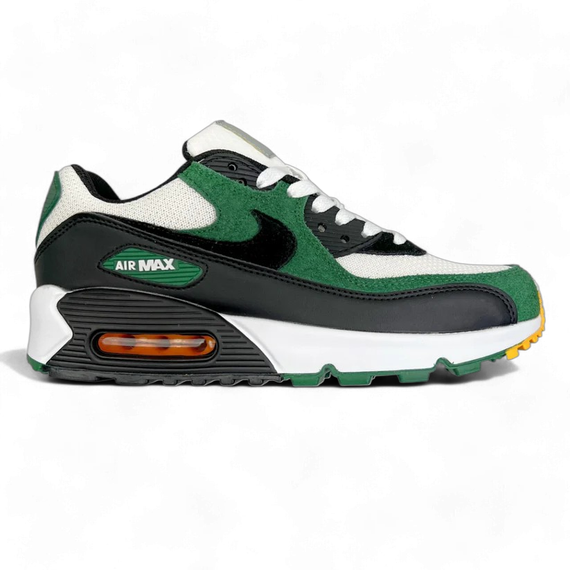 Air Max 90 'Gorge Green' Platinum Black Yellow