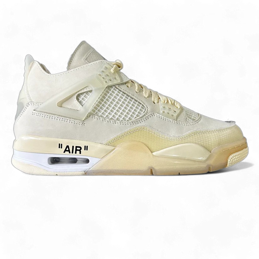 Air Jordan 4 Retro X Off-White 'Sail'