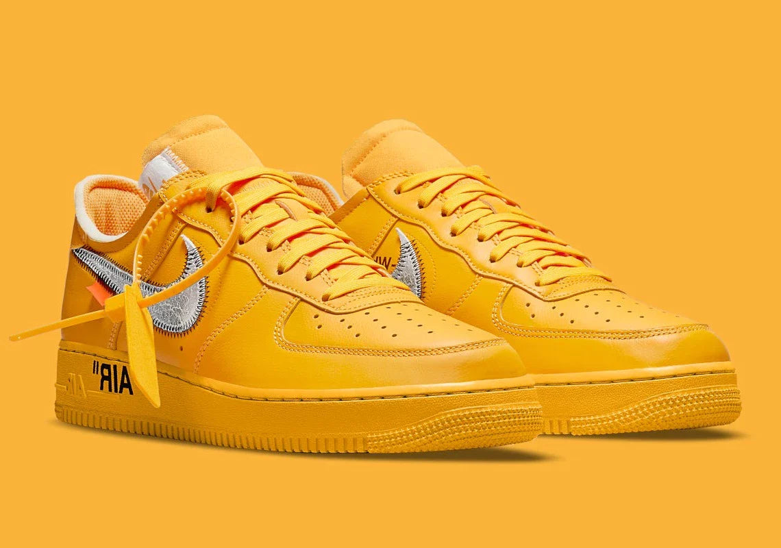 Air Force 1 Low OFF-WHITE University Gold Metallic Silver