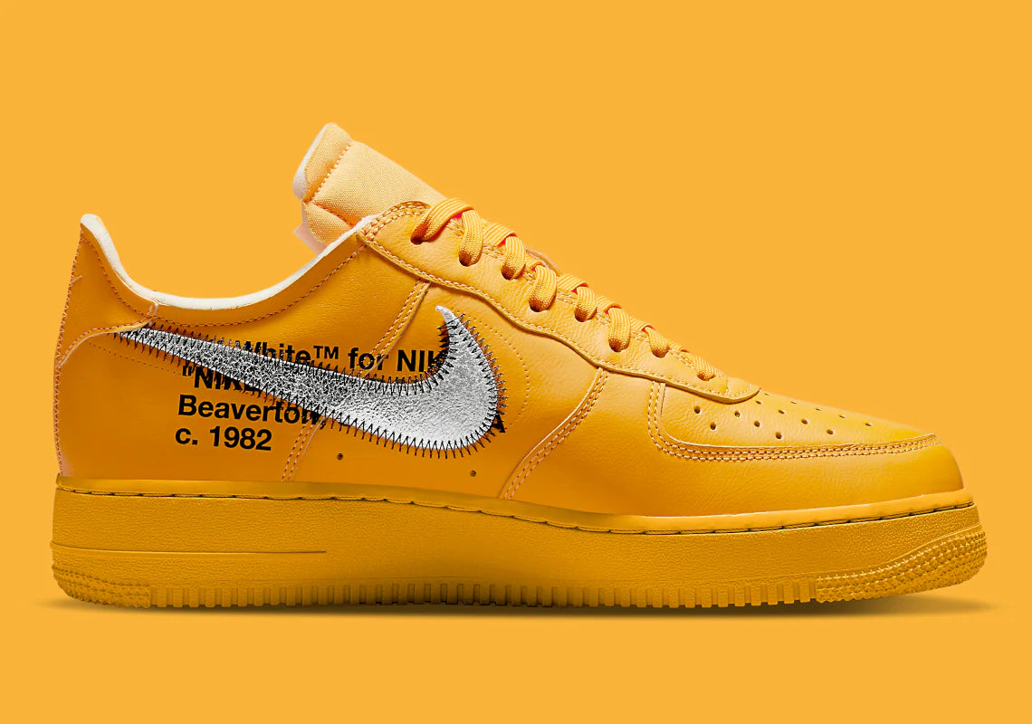 Air Force 1 Low OFF-WHITE University Gold Metallic Silver
