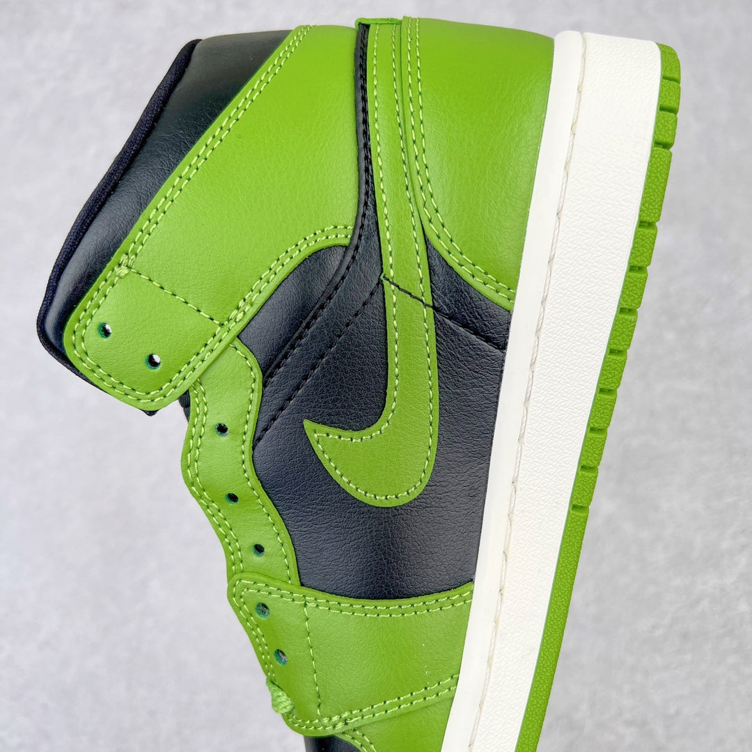 Air Jordan 1 Mid Green Black