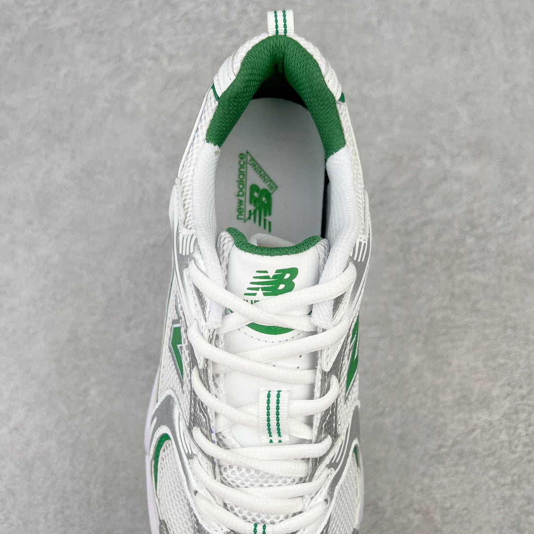 New Balance 530 White Nightwatch Green
